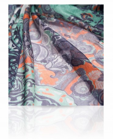 Палантин Женский S-PAISLEY.ANIMAL/TAU